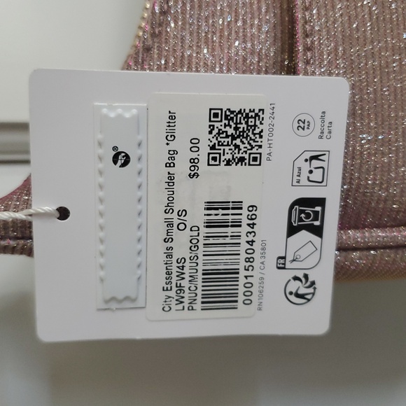 NWT Lululemon City Essentials Small Shoulder Bag Glittery Pink - Picture 5 of 5